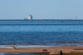 Gulf of Finland on the background of the nuclear power plant
