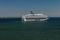 Gulf of Finland, July 20, 2020. Tallink ferry Silja Line to Foinsky Bay, Baltic Sea