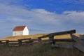 Historic Foghorn Warning Station in Evening Light, East Point, Saturna Island, Gulf Islands National Park, British Columbia Canada Royalty Free Stock Photo