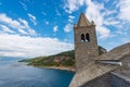 Medieval Church of Saint Peter in Porto Venere - Liguria Italy Europe Royalty Free Stock Photo