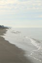 Hazy and cloudy morning on the Gulf of Mexico after a storm.