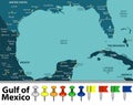 Gulf of Mexico map