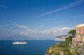 Gulf of Naples, Sorrento Italy Royalty Free Stock Photo