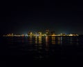 Gulf Shores beach skyline at night Royalty Free Stock Photo