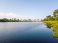 Gulf State Park lake in Gulf Shores, Alabama on the gulf coast usa Royalty Free Stock Photo