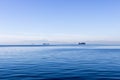 The gulf of Thessaloniki, Greece, on a sunny sky