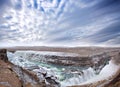 Gulfoss waterfall in Iceland