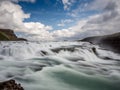 Gulfoss waterfall just before the fall 1