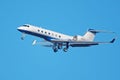 A Gulfstream Aerospace GV-SP G550 Jet Royalty Free Stock Photo