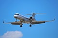 Gulfstream IV G450 Private Jet On Final Approach