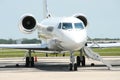 Gulfstream IV private jet Royalty Free Stock Photo