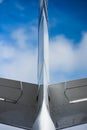 Gulfstream 260 Tail Section Rear View Royalty Free Stock Photo