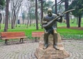 Gulhane Park. Asik Veysel monument. Istanbul