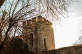 Gulhane Wall bastion Under Winter Sky.