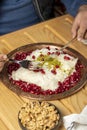 Gullac dessert. Ramadan dessert. Symbolic food