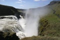 Gullfoss Falls Royalty Free Stock Photo