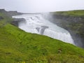 Gullfoss, the famous icelandic waterfall, part of the Golden Cir