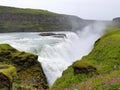 Gullfoss, the famous icelandic waterfall, part of the Golden Cir