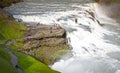 The mighty Gullfoss waterfall, it is the biggest waterfall on Icelands golden circle