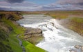 The mighty Gullfoss waterfall, it is the biggest waterfall on Icelands golden circle