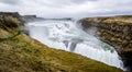 Gullfoss waterfall, Golden Circle tour, Iceland Royalty Free Stock Photo
