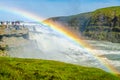 Gullfoss - Waterfall Iceland Royalty Free Stock Photo