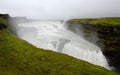 Gullfoss Waterfall, Iceland: The Gullfoss Waterfall  or Golden Falls is part of the Golden Circle Tour of Iceland from Reykjavik Royalty Free Stock Photo