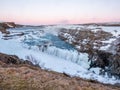 Gullfoss waterfall in Iceland Royalty Free Stock Photo