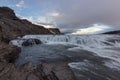 The Gullfoss waterfall in Iceland Royalty Free Stock Photo