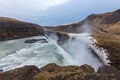 The Gullfoss waterfall in Iceland Royalty Free Stock Photo