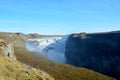 Gullfoss waterfall. One of the hugest waterfall in Iceland Royalty Free Stock Photo