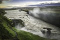 Gullfossi, Iceland - July 30, 2019 - Gullfoss Waterfall