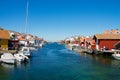 Gullholmen,Boat houses on the west coast in Sweden