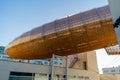 Gulliver Airship Zeppellin in DOX Prague As Visible from the Cafe Platform Royalty Free Stock Photo