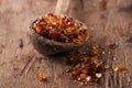 Gum arabic, also known as acacia gum