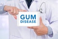 GUM DISEASE CONCEPT Royalty Free Stock Photo