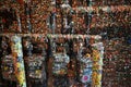 Gum wall in Seattle, Washington, a weird spots tourist attraction