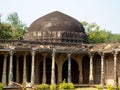 Gumbad of old Mosque, Malik Mughis Masjid at Mandu. Royalty Free Stock Photo