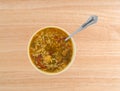 Gumbo with sausage and chicken meat in a bowl Royalty Free Stock Photo