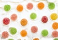 Gumdrops on Icing Royalty Free Stock Photo