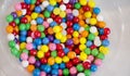 Gummy ball candies for background uses