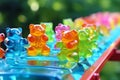 Gummy Bear Bridge beautiful candyland sweets fairytale background