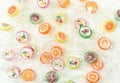 Gummy Bear Candy Colorful Background Royalty Free Stock Photo