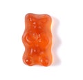 Gummy bear isolated on white backcground