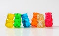 Gummy bears Royalty Free Stock Photo