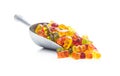 Gummy bears, jelly candy. Colorful bonbons Royalty Free Stock Photo