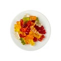 Gummy Bears Pile Isolated sugar