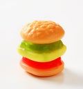 Gummy burger Royalty Free Stock Photo