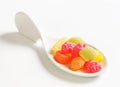 Gummy fruit candy Royalty Free Stock Photo