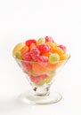 Gummy fruit candy Royalty Free Stock Photo